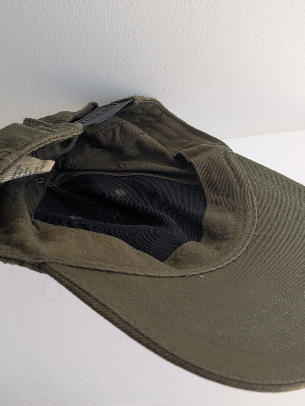 Denim & Supply Ralph Lauren Olive Green Cap with Gold Wing Emblem - Picture 7 of 7